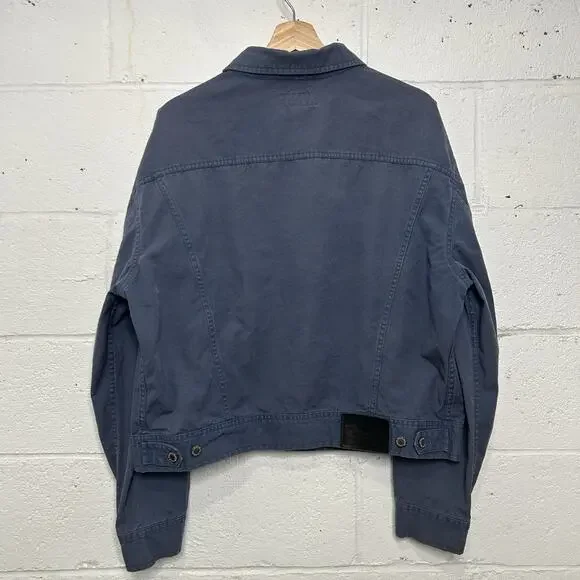 Vintage Polo Ralph Lauren Cotton 101-J Trucker Jacket “Blue” - Picture 2 of 7